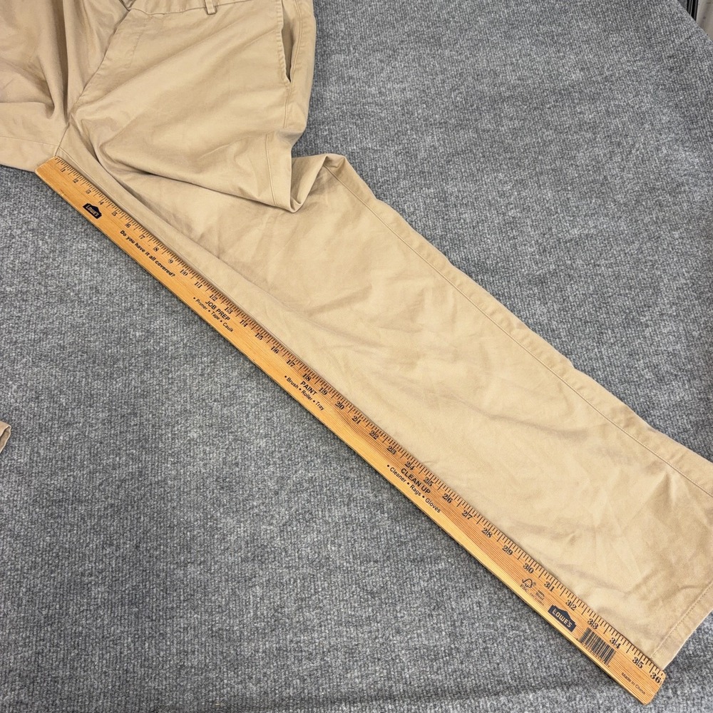 Peter Millar Pants Men 40x36 Khaki Tan Soft Touch Twill Chino Pima Cotton NEW - Picture 5 of 12